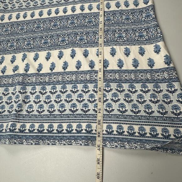 J Jill Dress Womens Small Blue Floral Pockets Stretch Comfort Beach Boho Preppy - Picture 11 of 13